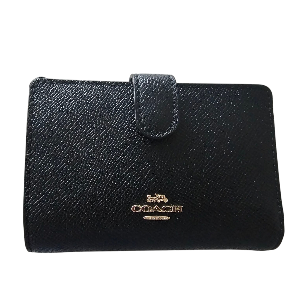 Coach Black Leather Wallet